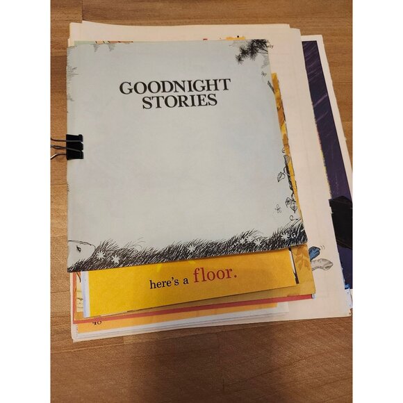 25 Vintage Illustrated Children's Book Pages Junk Journal Ephemera Lot Scrapbook - Picture 5 of 5